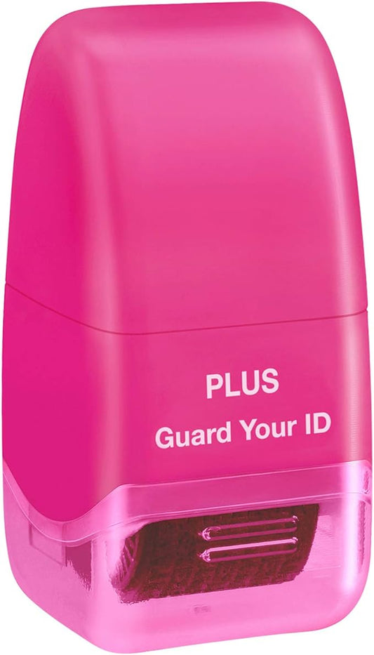 Guard Your ID Roller Identity Security Stamp Roller (Pink) IS-520CM