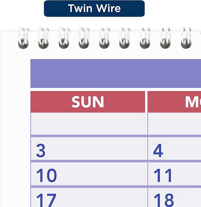 AT-A-GLANCE 2024 Wall Calendar, 15-1/2" x 22-3/4", Large, 3-Month, Wirebound (PM62824)