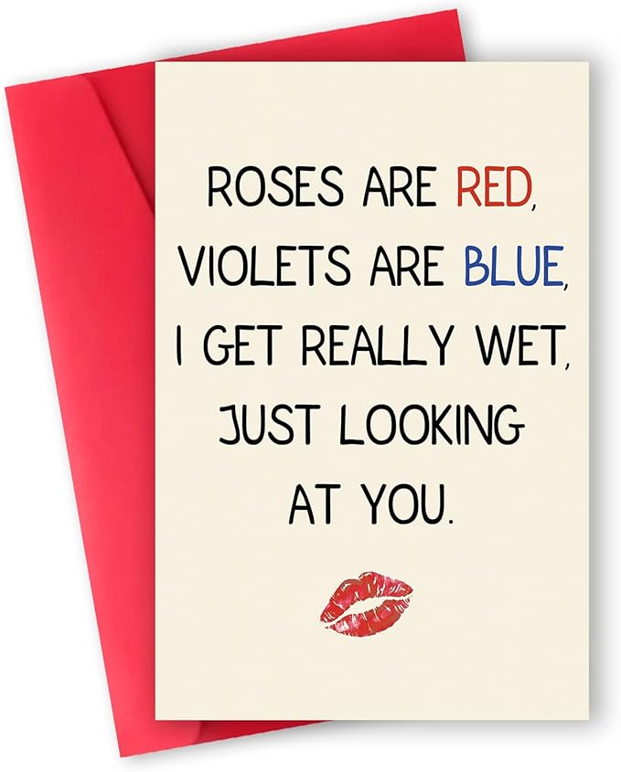 Valentines Gifts for Him, Funny Valentines Day Card for Husband, Naughty Valentine's Day Card Gifts for Boyfriend, Sexy Anniversary Card Gifts for Men, Happy Birthday Decorations