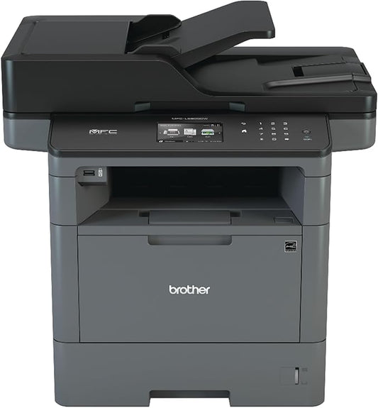 Brother Monochrome Laser Printer, Multifunction Printer, All-in-One Printer, MFC-L5900DW, Wireless Networking, Mobile Printing & Scanning, Duplex Print, Copy & Scan, Amazon Dash Replenishment Ready