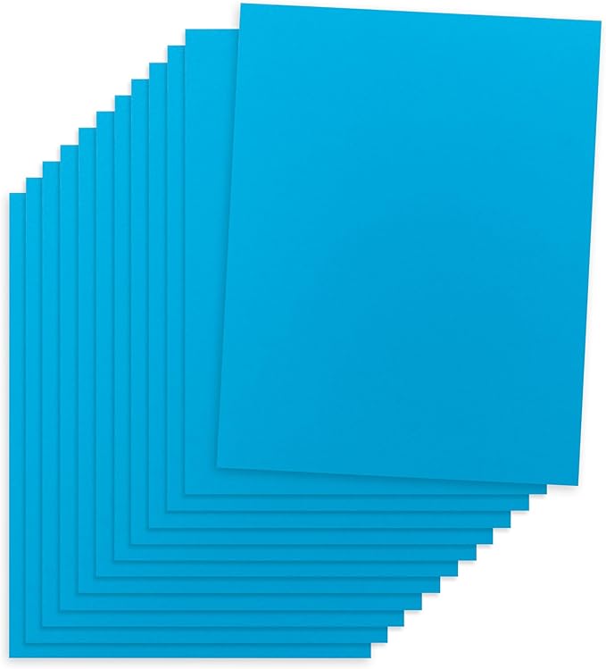 Hygloss Dark Blue Colored Paper - 24 lb, 89 GSM, Acid-Free, Fade-Resistant, 8.5x11-Inch Letter Size Color Copy Paper, 90 Sheets