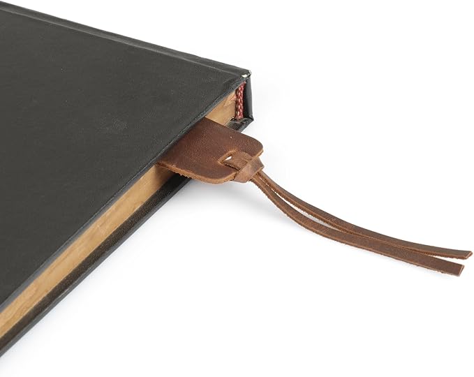 Londo Genuine Leather Handmade Bookmark (Set of 2) (Knotted, Light Brown)