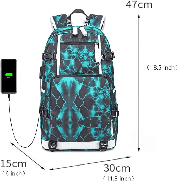 Soccer Superstar M-essi 10 Multifunctional Laptop Backpack Teenage Travel Backpack Fans Schoolbag (B1)