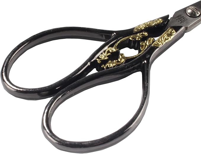 JubileeYarn Scrollwork Embroidery Scissors - Black - 30 Scissors