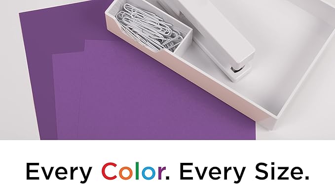 JAM PAPER Colored 24lb Paper - 90 gsm - 8.5 x 11 - Violet Recycled - 500 Sheets/Ream