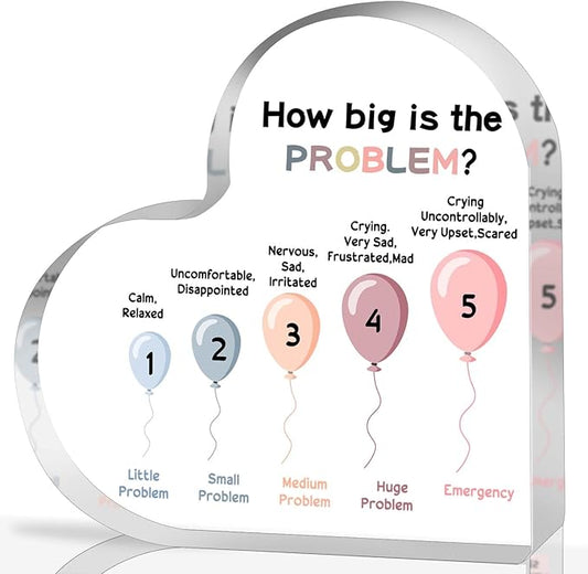 Mental Health Decor, Psychotherapy Affirmations Heart Acrylic Sign, Therapy Anxiety Decor Sign, School Counselor Sign, Mental Health Gifts for Social Worker Classroom School Counseling Therapist