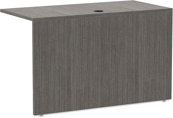 Alera ALEVA354824GY 47.25 in. x 23.63 in. x 29.5 in. Valencia Series Reversible Return/Bridge Shell - Gray