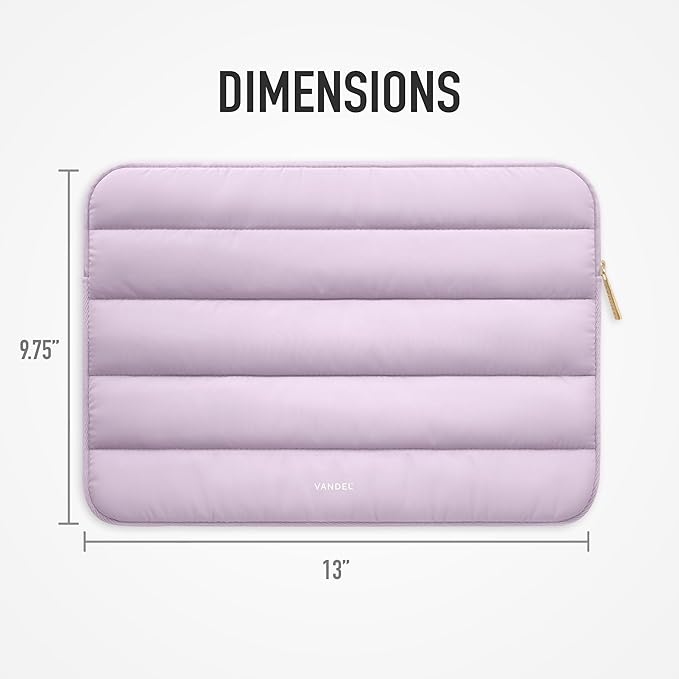 Vandel - The Original Puffy Laptop Sleeve 13-14 Inch Laptop Sleeve for Women. College Student Gifts for Christmas, Laptop Cover, MacBook Pro 14 Inch Sleeve, MacBook Air Sleeve 13 Inch, iPad Pro 12.9