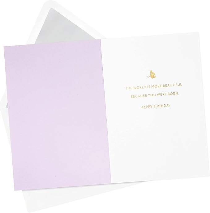 Hallmark Signature Birthday Card (Butterfly)