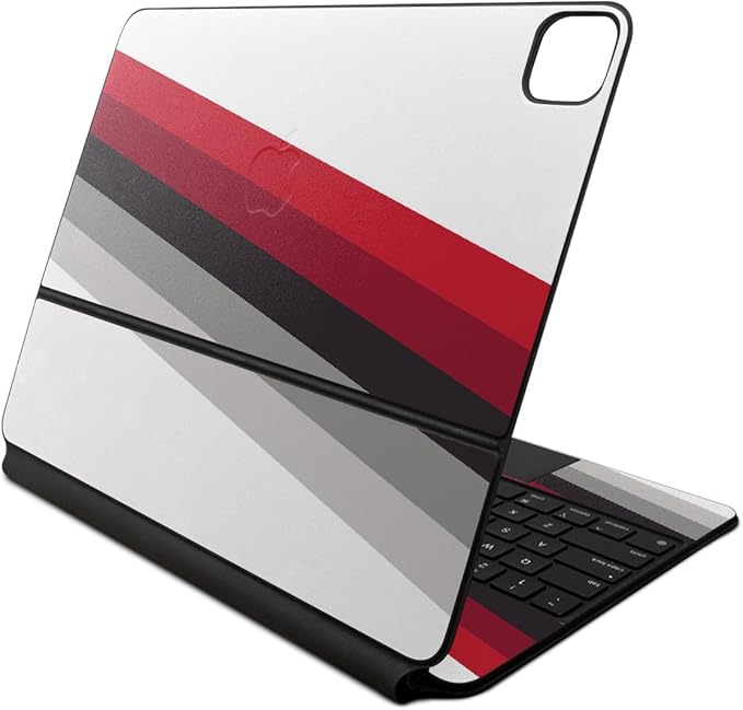 Skin Compatible with Apple Magic Keyboard for iPad Air 13-inch (M2) 2024 - Slant Stripes - Premium 3M Vinyl Protective Wrap Decal Cover - Easy to Apply | Crafted in The USA by MightySkins