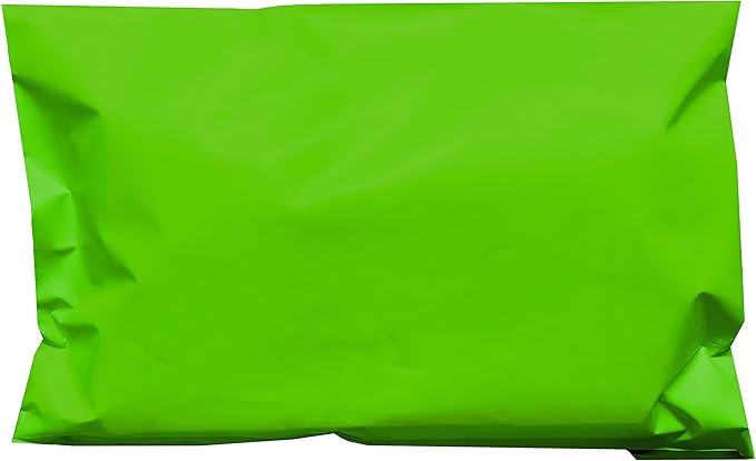 Colored Poly Mailers Pack of: (Green, 6" x 9" pack of 500) Be creative with your packaging with Colored mailers