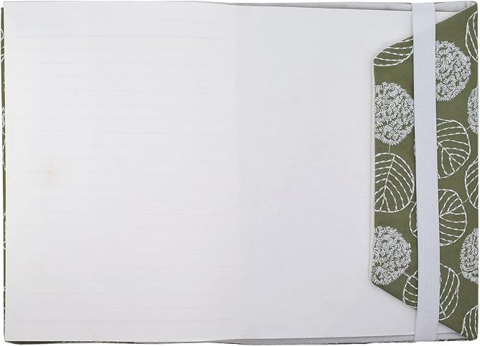 BLBMH Book Covers for Paperbacks Fit for 5.5x8.4 inch Adjustable Book Sleeve Cover for A5 Books Soft Cloth Protector for Notebook Journal - Leaves