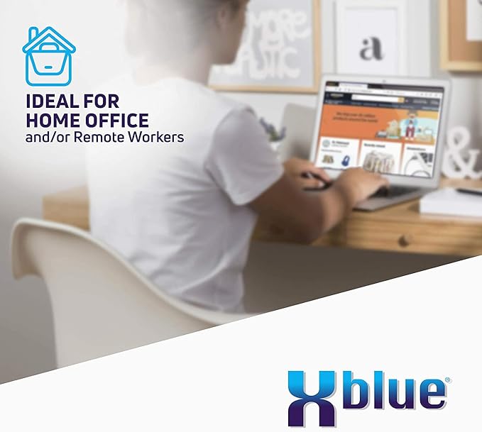 XBLUE QB2 System Bundle with 6 IP5g IP Phones Including Auto Attendant, Voicemail, Cell & Remote Phone Extensions & Call Recording