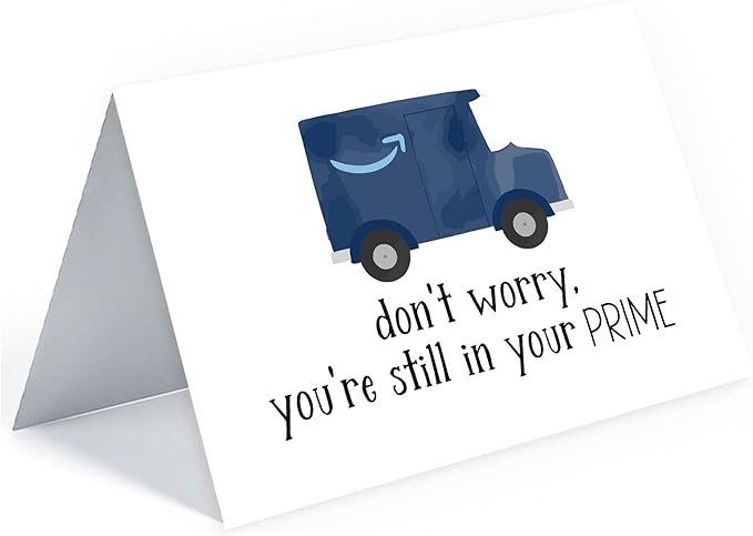 Funny Birthday Cards for Men - Prime, For Son, Cousin, Husband, Dad, Best Friend, Brother, From Parents