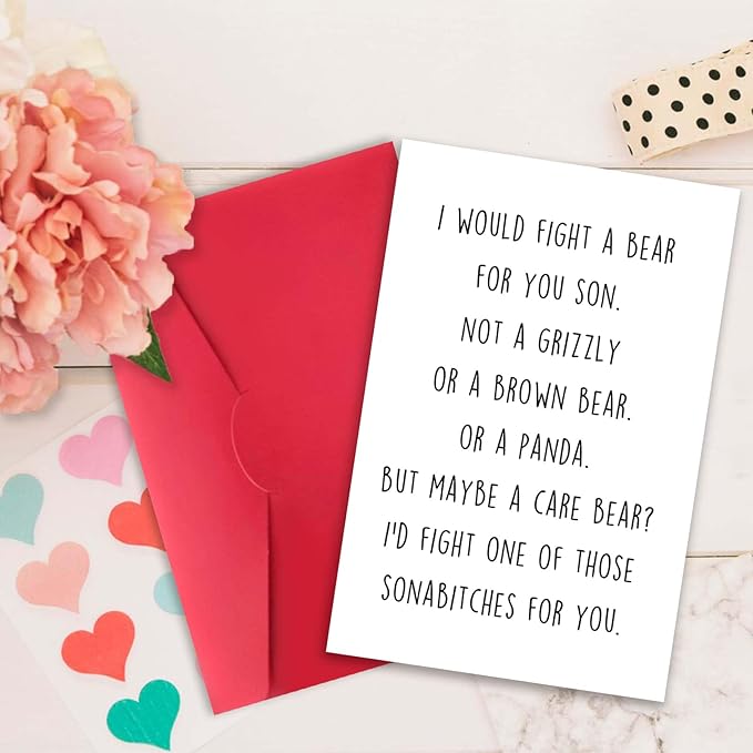 Son Birthday Card, Happy Birthday Card for Son Adult, Gifts from Mom and Dad