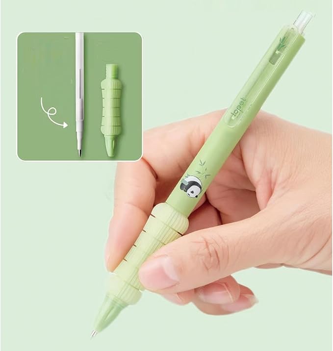 4 Pcs Mechanical Pencils 0.5mm Cute Panda Mechanical Pencil Kawaii Cartoon Pencils School Pencil for Kids Students Girls Women (4Pcs Panda)