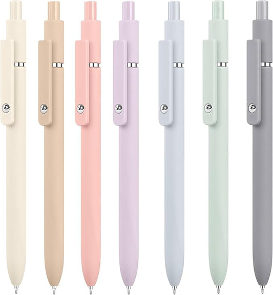 Easter Basket Stuffers, Aesthetic Gel Pens, 0.5mm Fine Point Black Ink Gel Pens Cute Office Desk Accessories, Japanese Stationery Home Work Essentials Nurse School Supplies,Teen Girl Birthday Gifts