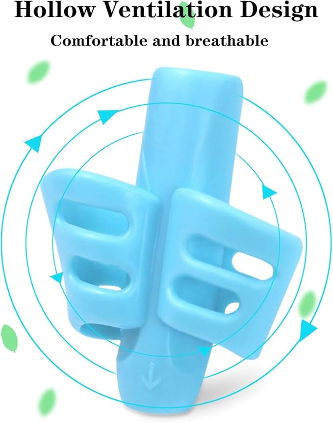 JuneLsy Pencil Grips for Kids Handwriting gripper Pencil Holder Posture Correction Training Writing AIDS for preschooler Kids toddler Children 3-7Year