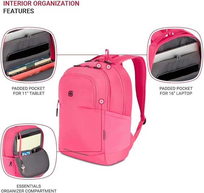 SwissGear Orientation, Pink, 17.75-Inch