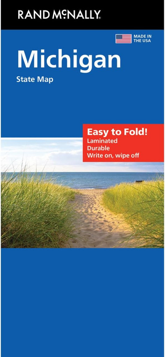 Rand McNally Easy to Fold: Michigan Laminated Map