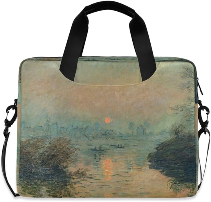 WIHVE Laptop Shoulder Bag 15 14 13inch Laptop Case Bag for Women Men