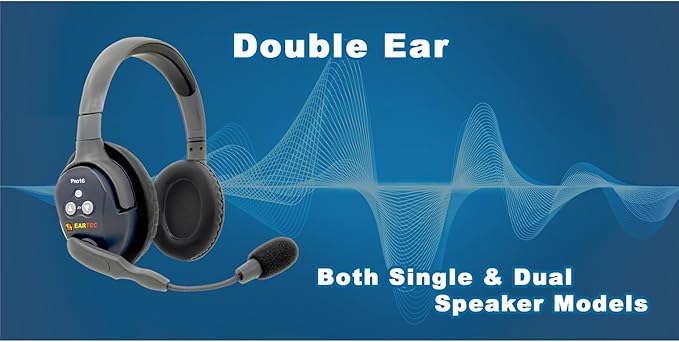 Eartec Ultralite PRO16 ETP2D Full-Duplex Professional True Wireless Intercom System Bundled with Cleaning Cloth 2-Double Headsets (2.4 GHz)