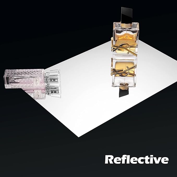 FunStick 24"x118" Wide Flexible Mirror Stickers for Walls Non Glass Safety Peel and Stick Mirror Tiles for Wall Stickers Plastic Mirror Sheet Self Adhesive Gym Bathroom Mirror Wall Paper Decor Crafts