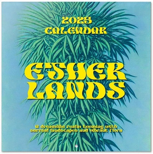 Etherlands Wall Calendar 2025 12" x 12" FSC® Plastic Free - Starts Week On Sunday | Square Wall Calendar | Family Planner Calendar 2025 | Botanical Calendar 2025