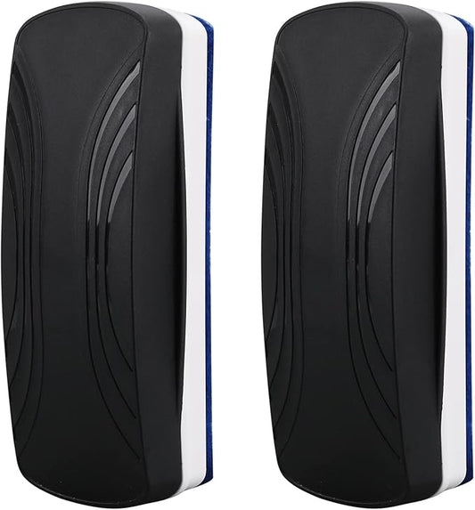 Ddaowanx Whiteboard Eraser, Magnetic Dry Erase Eraser, Glass Board Eraser,School and Office Supplies (4 Pack/Black)