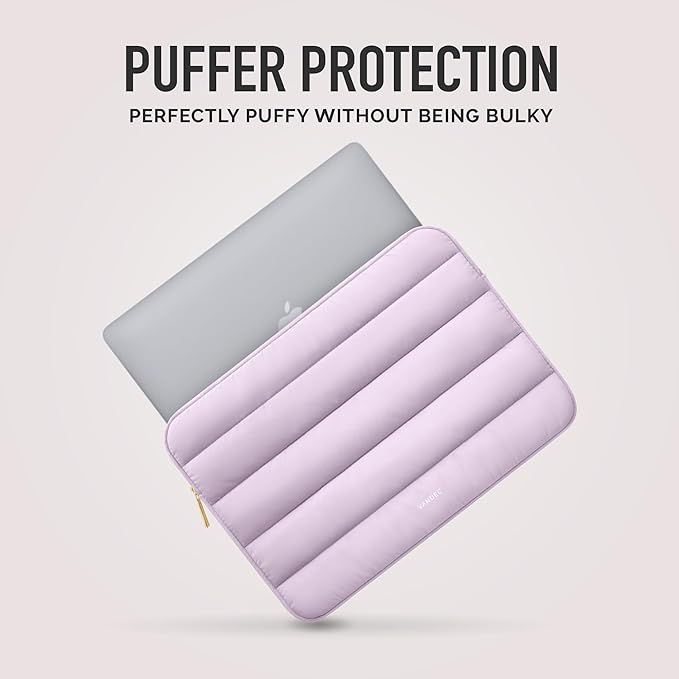 Vandel - Puffy Laptop Sleeve 15-16 Inch Sleeve for Women and Men. College Student Gifts for Christmas, MacBook Pro 16 Inch Case, 15.6 Inch HP Carrying Case Asus/Dell/HP Laptop Case 15.6 Cover