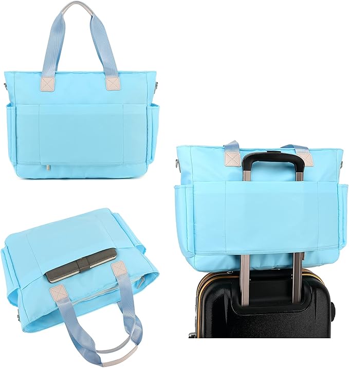 canvaslife Laptop Briefcase, Practical Waterproof Versatile Laptop Shoulder Messenger Bag (15 "-15.6" A-4)