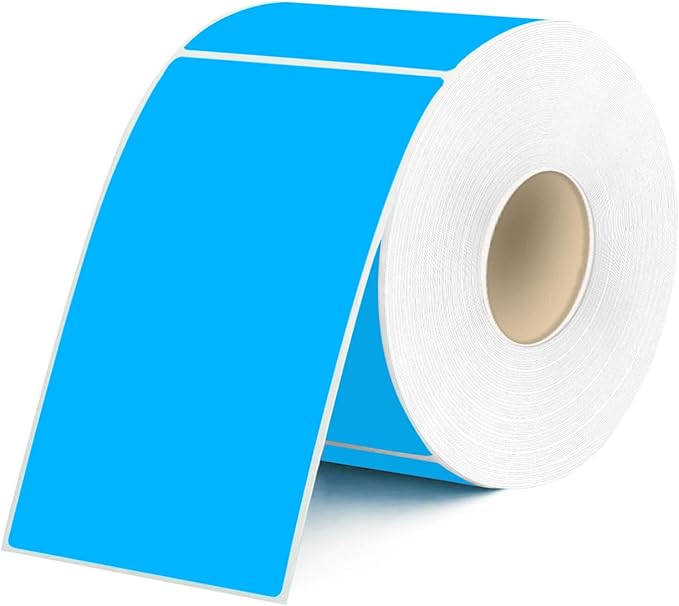 2 X 3 Inch Rectangle Color Coding Labels, Removable Square Label Inventory Stickers, Permanent Warehouse Moving Box Square Label (250Labels, Blue)