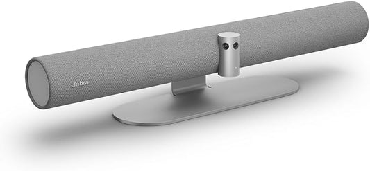 Jabra PanaCast 50 – Intelligent 180° Panoramic-4K Meeting Room Video Camera – Inclusive Video Conferencing Camera with Full Room Coverage, Easy to Set-Up Wide Angle Webcam with Microphones - Grey