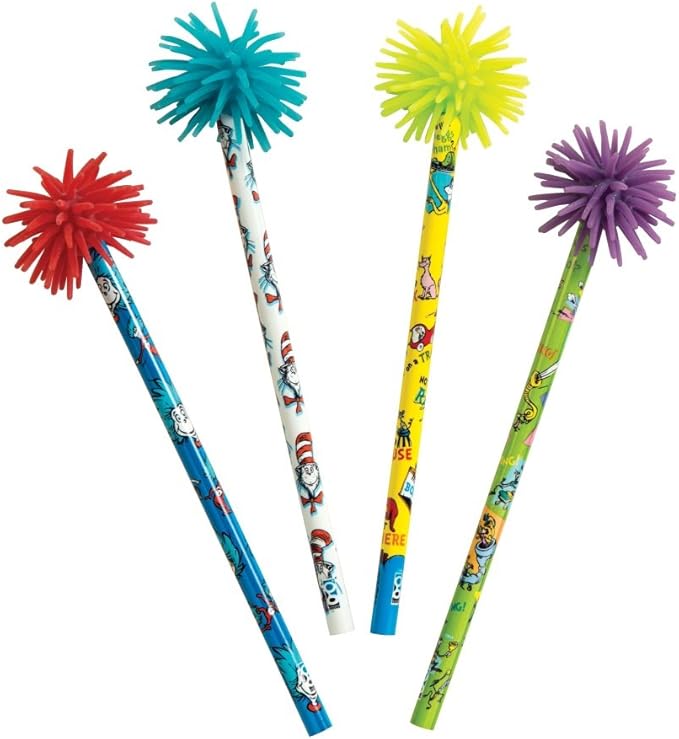 Raymond Geddes Dr. Seuss Rainbow Pencils for Kids (Pack of 24)