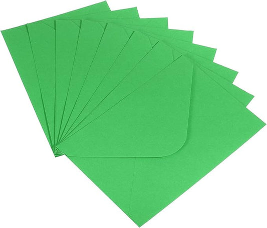 PATIKIL Mini Envelopes, 50 Pack Gift Cards Business Cards Envelope for Invitation Graduation, Green