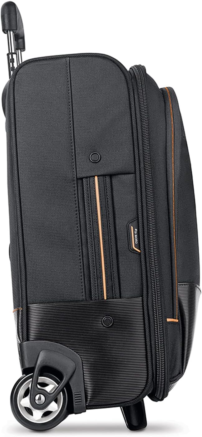 Solo New York Urban Rolling Overnight Case and Laptop Bag, Black, One Size