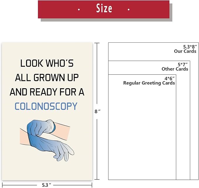 Funny Birthday Cards for Women Men, Birthday Prank Gifts Cards, Interesting Doctor To Do The Examination Card for Family, Naughty Funny Cards for Sister Brother, Rude Bday Cards for Friends