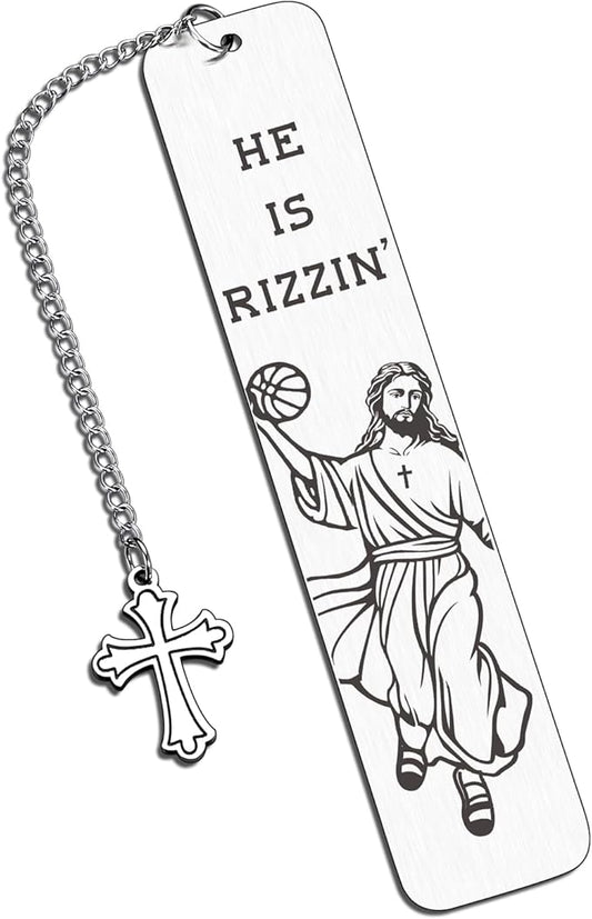 Baptism Gifts for Teens Boys First Communion Gift for Son Funny Jesus Christ Bookmark Confirmation Easter Gifts for Him Her Men Women Christian Birthday Graduation Book Lovers Reading Gift Christmas