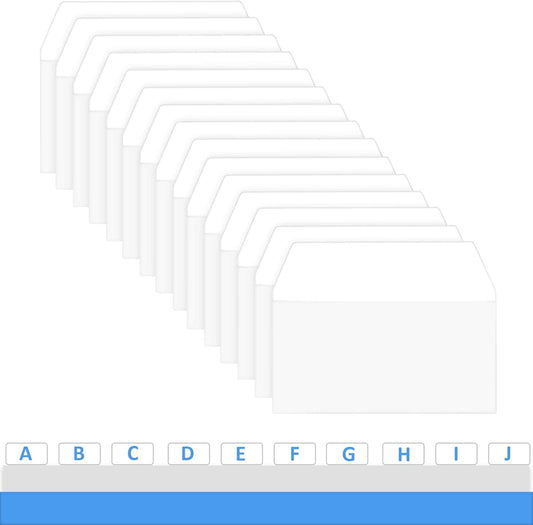 Zonon 200 Pieces Tabs 2 Inch Sticky Index Tabs, Writable and Repositionable File Labels Flags White Page Pop up Markers Labels for Reading Notes, Books and Classify Files