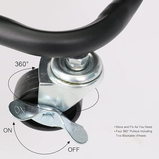 3-Tier Black Utility Rolling Cart,Kitchen Storage Carts with Wheels,Black Metal Rolling Cart for Office,Home,Kitchen,Garden（18"x11.4"x31.2"）