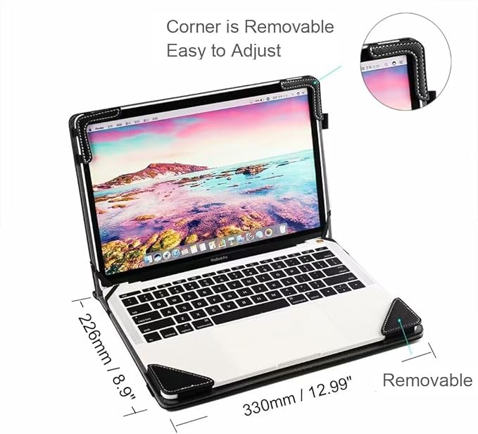 Protective Case Cover Compatible with HP ProBook 460 G11/ProBook 465 G11 16 inch Stand Carry Case Sleeve