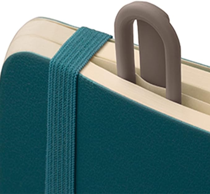 Bobino | Bookmark Pen | Planner Pens & Ballpoint Pens For Journaling | Flat Pen Bookmarks For Women | Book Markers For Women | Mini Pen Page Markers | Book Accessories & Planner Accessories | Charcoal