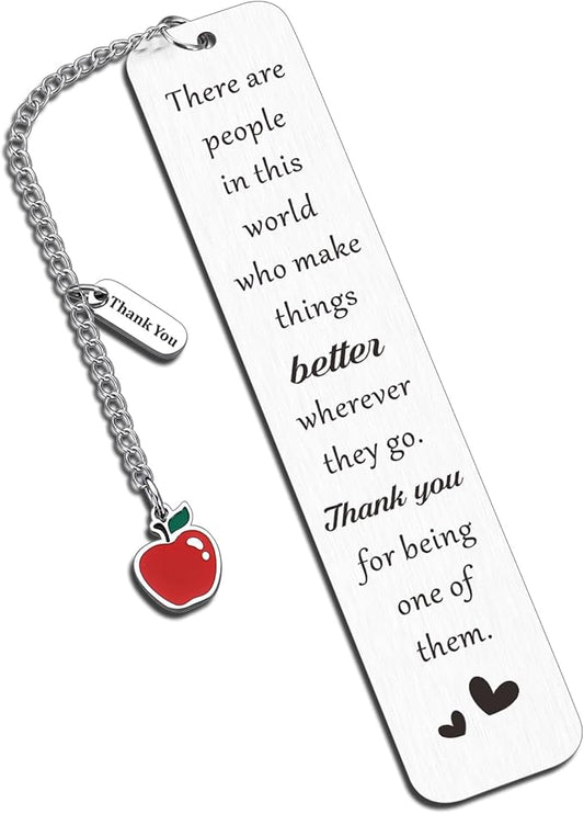 Teacher Appreciation Gifts for Women, Teacher Christmas Gifts, Teacher Gifts for Women, Teacher Birthday Gifts, Valentines Day Gifts for Teachers, End of Year Teacher Gifts, Teacher Thank You Bookmark