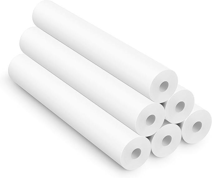 Potanro Thermal Printer Paper A4 Printing Paper Quick-dry Thermal Paper 8.3''x23'' Thermal for Portable Printer(6 Rolls)
