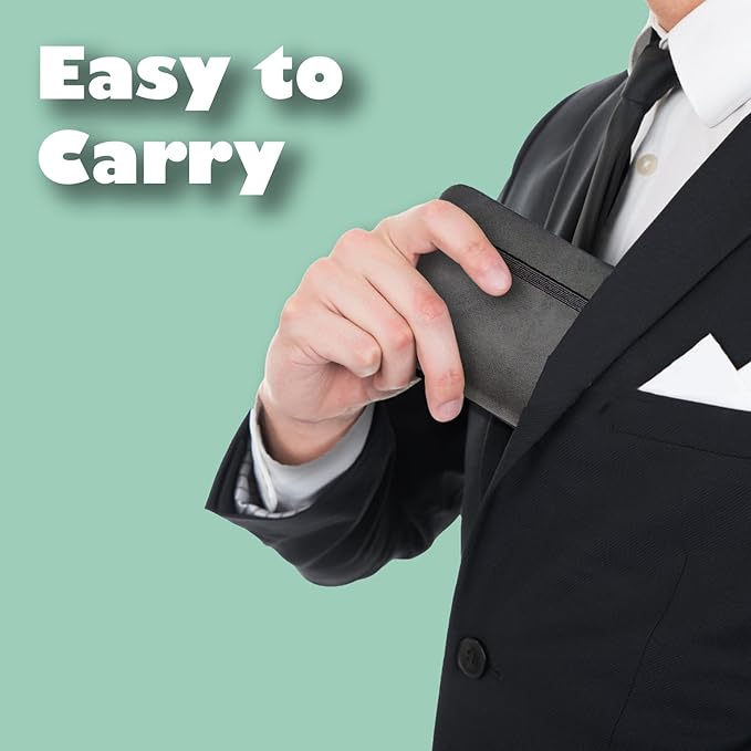 4 Pack Pocket Notebook Small Notebook, 3" x 4.4" Journal Notebook Hardcover with Thick Lined Paper, 200 Pages Leather Cover Mini Journal Notepad (Black)