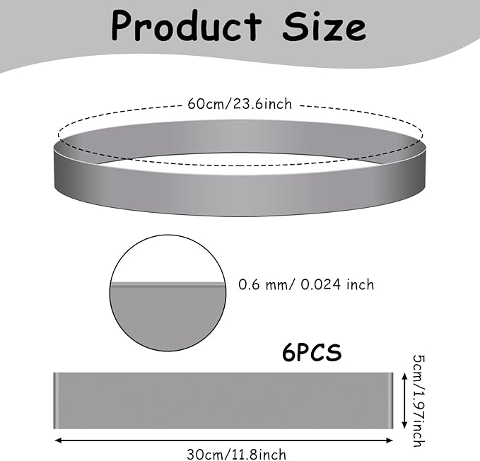 6 Pack Chair Bands for Kids with Fidgety Feet, ADHD Tools for Kids, ROOKEA Sensory Room Must Haves for ADHD Kids Fidget Chair Bands Autism Classroom Must Haves ADHD Tools for Classroom Home Chairs