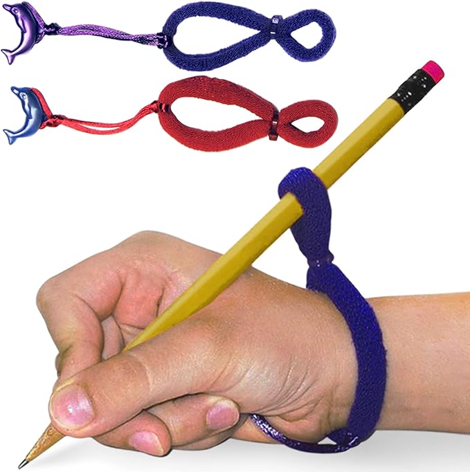 The Original OT Invented & Patented HandiWriter, Hand Made in The USA, Handwriting Aid for a Proper Tripod Grip, Finger Position & Better Penmanship. Great for All Kids Kindergarten Age & Up (2 Pack)