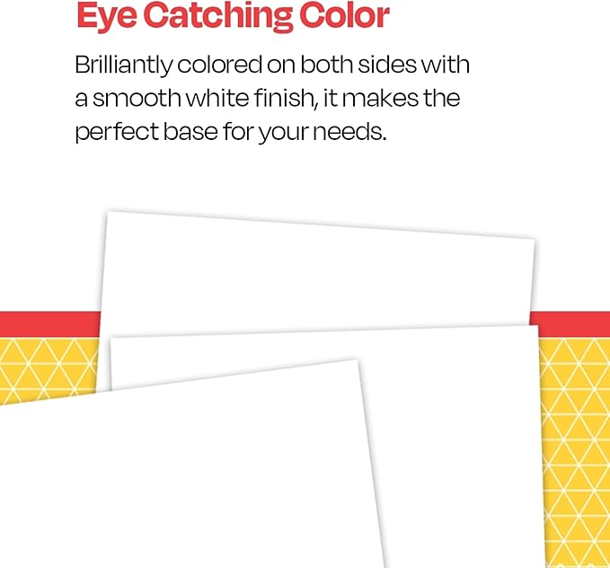 School Smart Railroad Board, 22 x 28 Inches, 4-Ply, White, Pack of 25