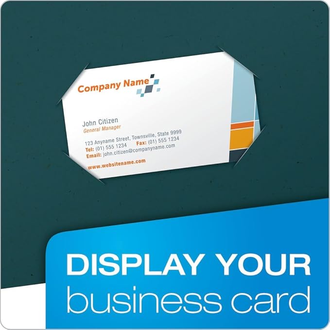 Oxford EarthWise by Oxford Two-Pocket Folders, Blue, Letter Size, 25 per Box, (78502)