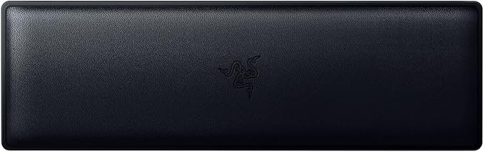 Razer Ergonomic Wrist Rest for Mini Keyboards: Plush Leatherette Memory Foam Cushion - Anti-Slip Rubber Feet